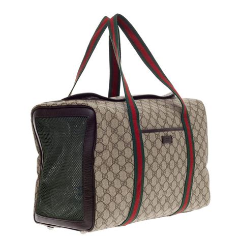 gucci garden cat tote|Gucci pet carrier bag.